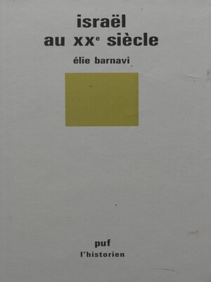 cover image of Israël au XXe siècle